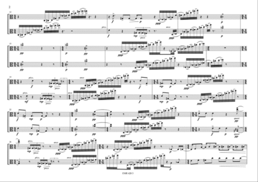 Orange and yellow, hommage a morton feldman pour deux altos School and Community scores gallery preview page 3