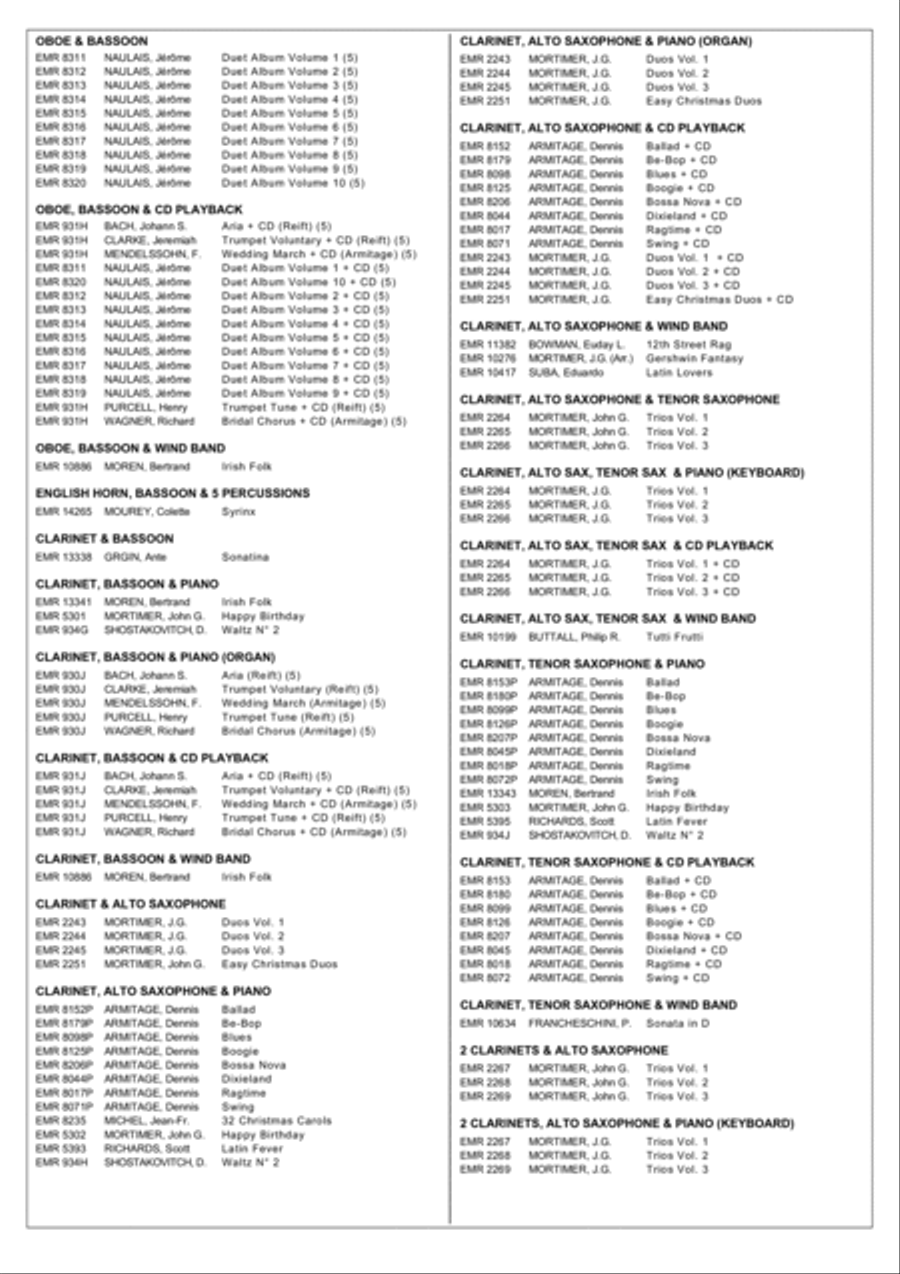 Hoch und Deutschmeister Hoch und Deutschmeister Woodwind Quartet scores gallery preview page 7