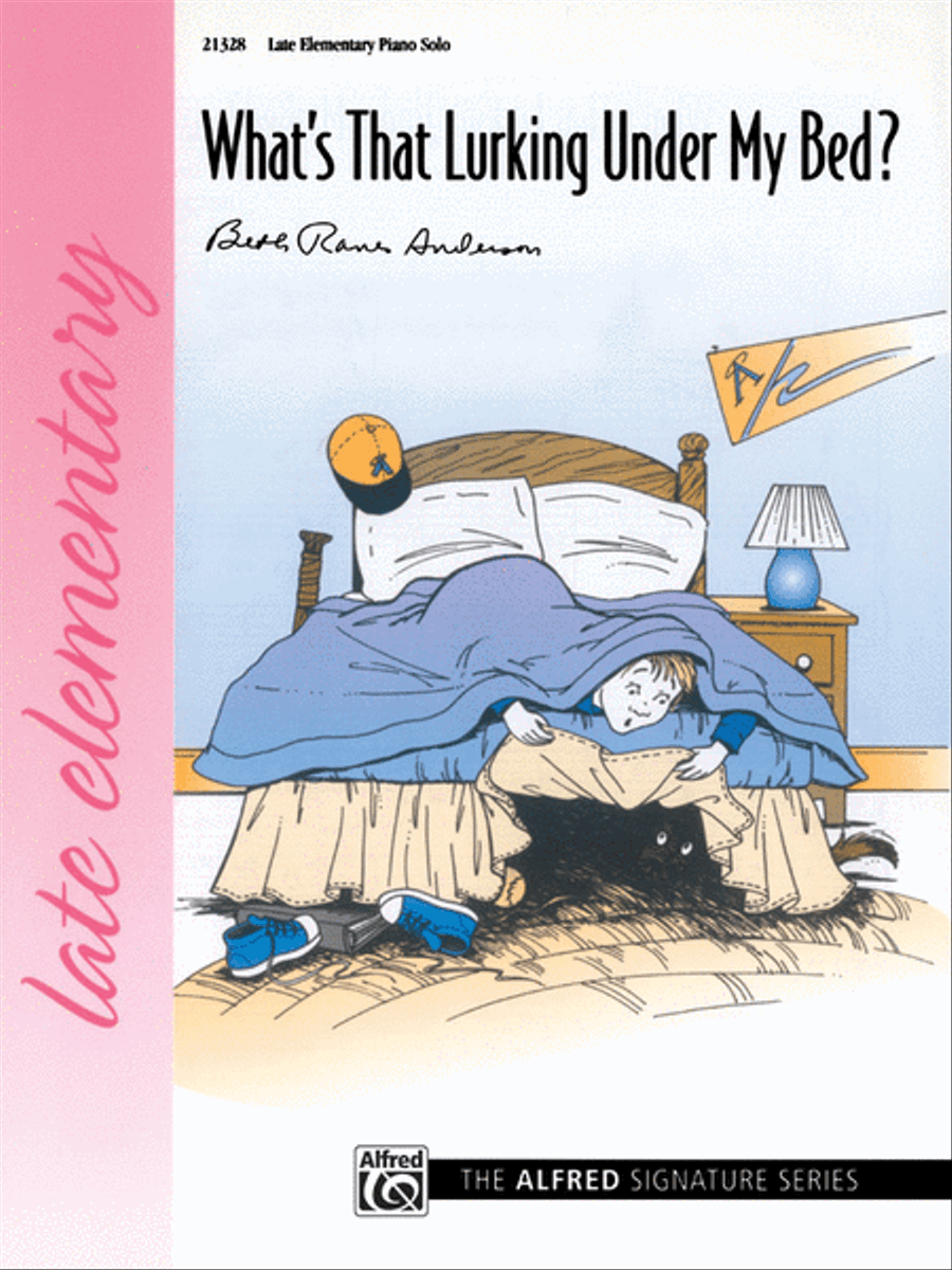 What's That Lurking Under My Bed? Easy Piano scores gallery preview page 1