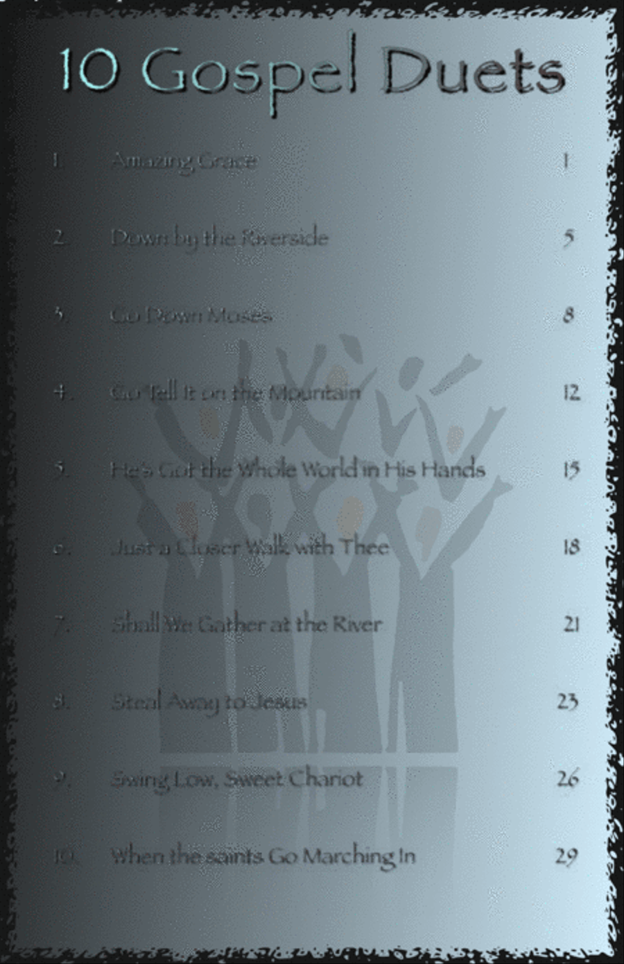10 Gospel Duets for Cello String Duet scores gallery preview page 2