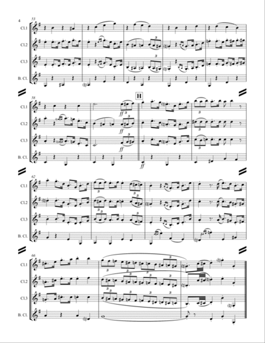 Bubbles In The Wine Woodwind Ensemble scores gallery preview page 5
