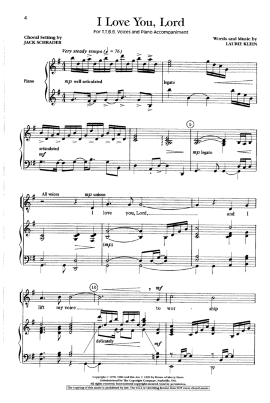 Singing Men, Vol. 1 TTBB scores gallery preview page 2
