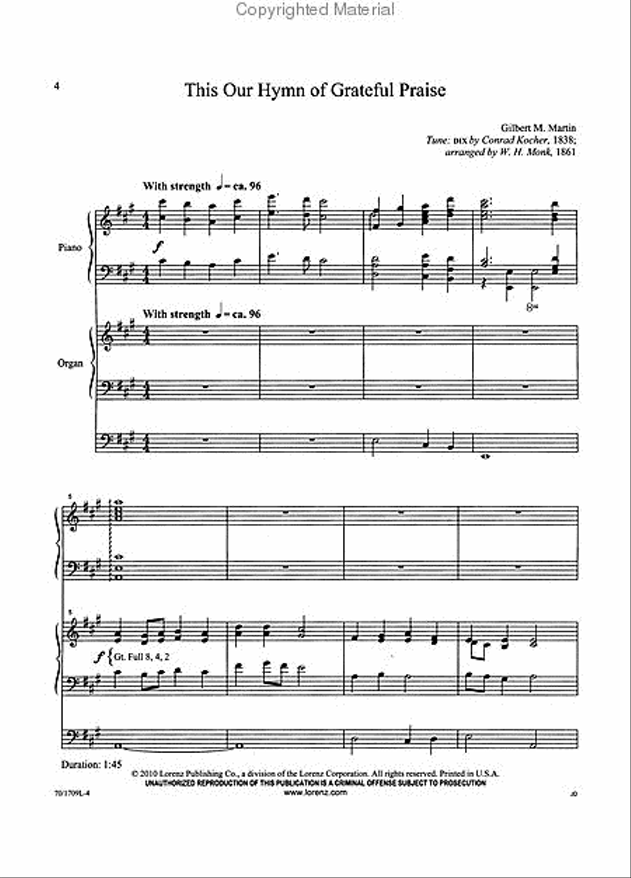 Worship the King Worship the King Organ scores gallery preview page 2