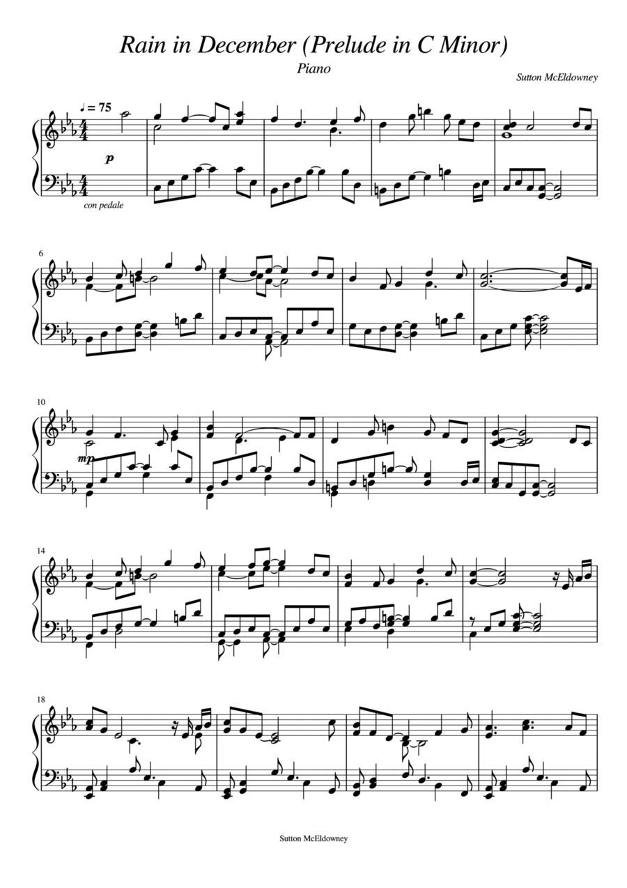 Prelude in C Minor (