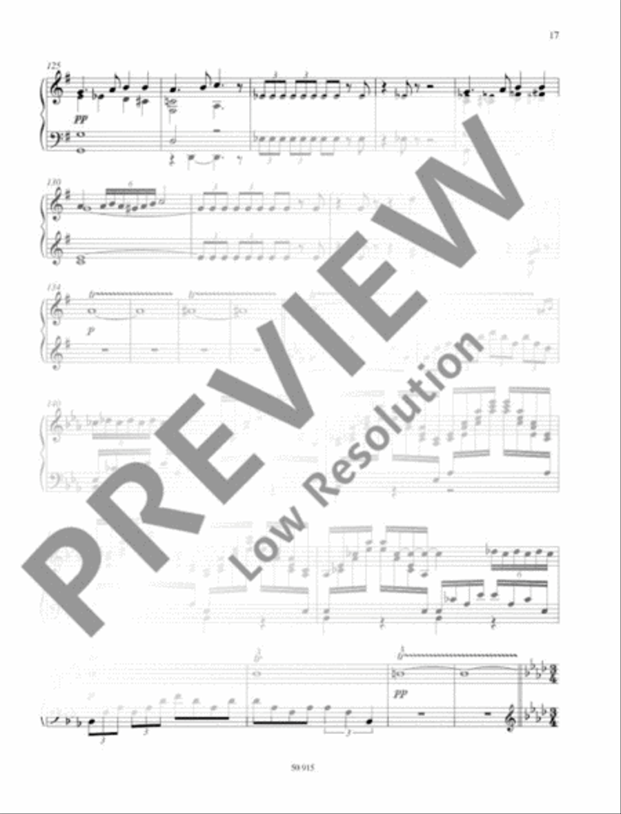 Siegfried-Idyll Piano Solo scores gallery preview page 18