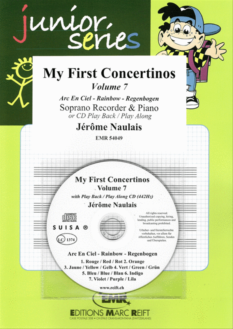My First Concertinos Volume 7 Soprano Recorder scores gallery preview page 1