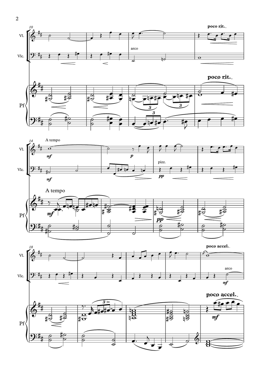 Summertime Piano Trio scores gallery preview page 2