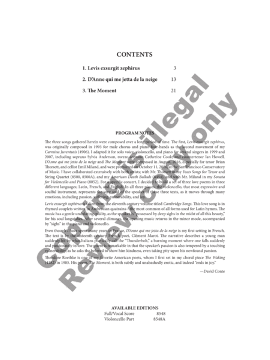 Love Songs Love Songs Cello scores gallery preview page 3