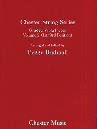 Book cover for Peggy Radmall: Chester String Series Viola Book 2 (Viola/Piano)