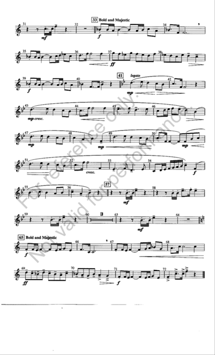 Fanfare and Flourishes Fanfare and Flourishes Piano Accompaniment scores gallery preview page 3