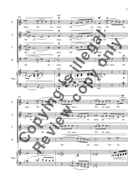 Magnificat (Piano/vocal score)