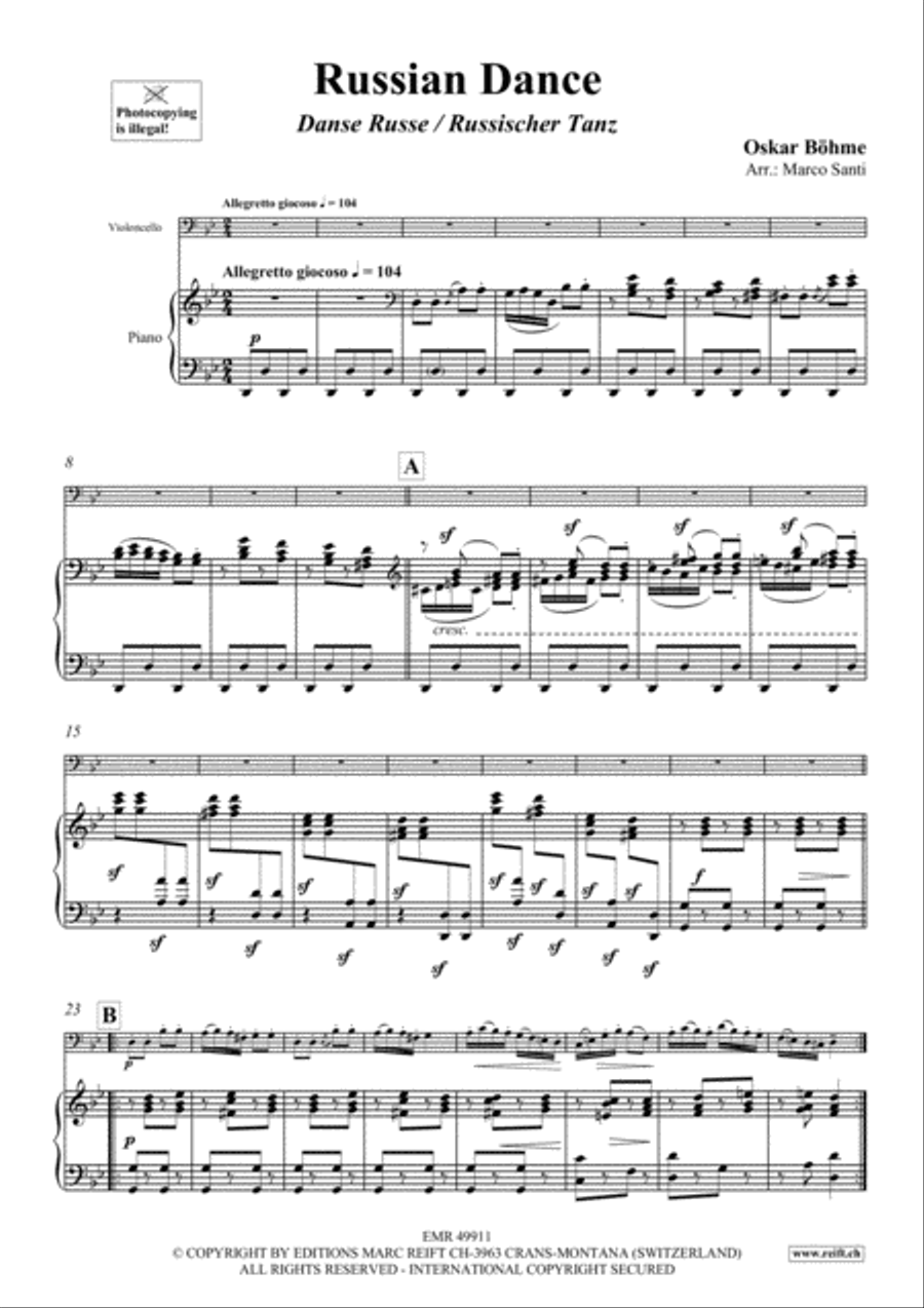 Russian Dance Piano Accompaniment scores gallery preview page 4