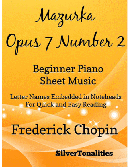 Mazurka Opus 7 Number 2 Beginner Piano Sheet Music