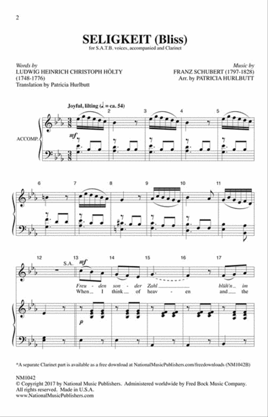 Seligkeit Seligkeit 4-Part scores gallery preview page 2