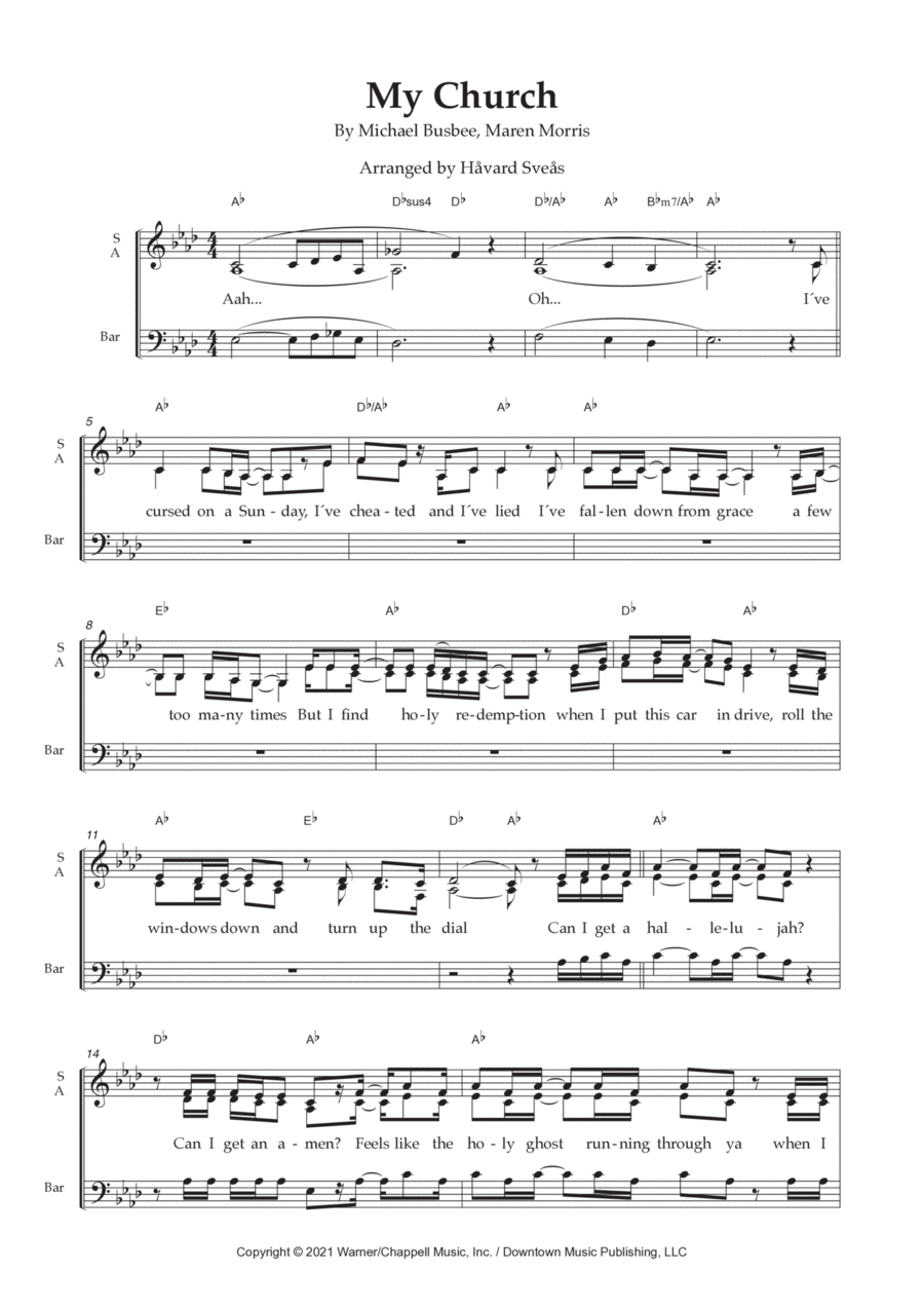 My Church 3-Part scores gallery preview page 1
