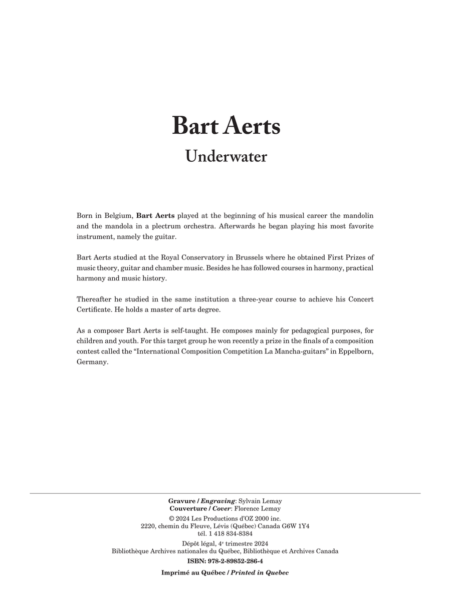 Underwater Classical Guitar scores gallery preview page 2