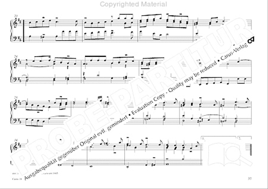 Organo pleno. Orgelstucke zum Ein- und Auszug Organ Solo scores gallery preview page 45