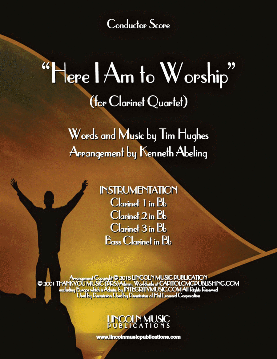 Here I Am To Worship Small Ensemble scores gallery preview page 1