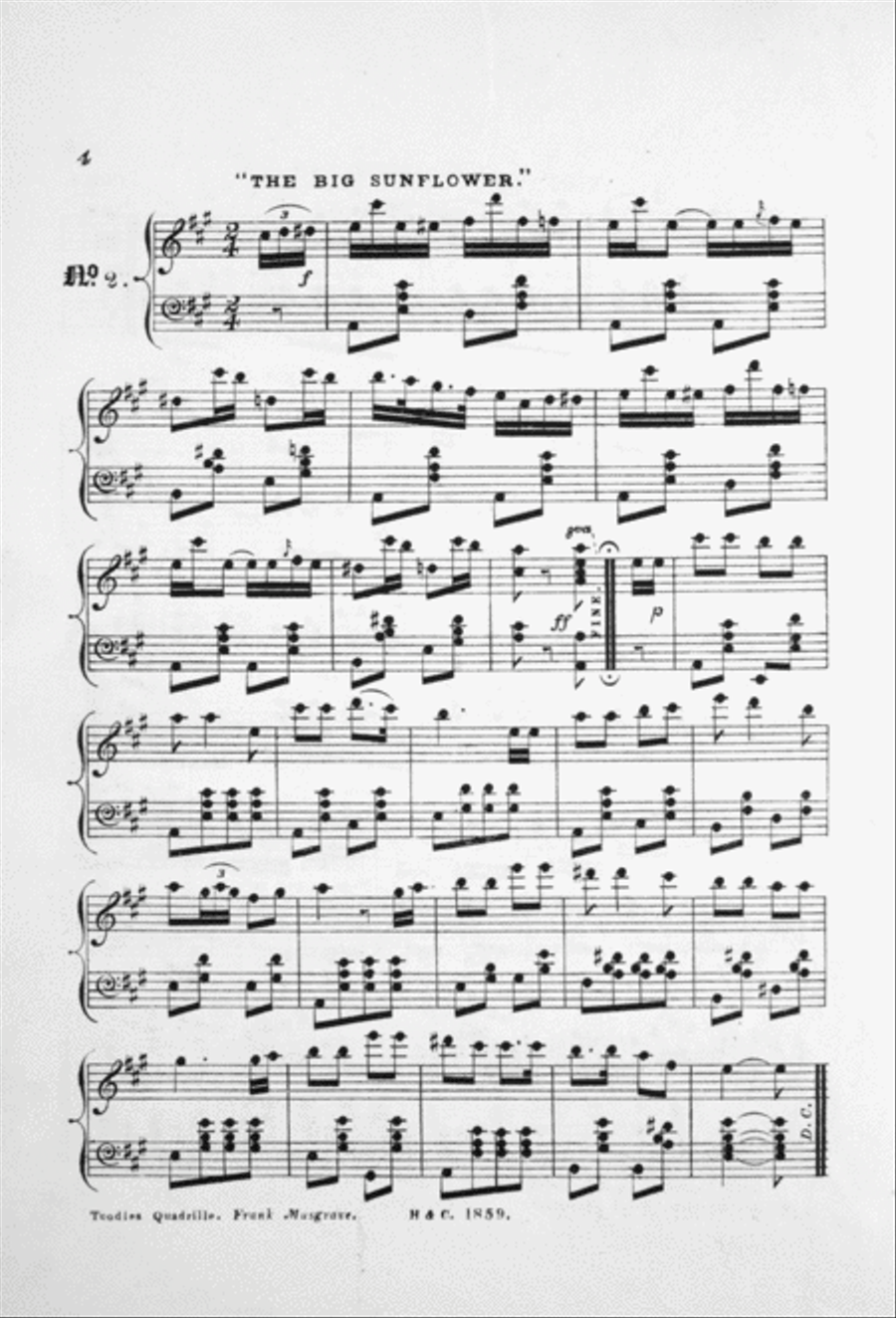 Toodles Quadrille Toodles Quadrille Piano Solo scores gallery preview page 4