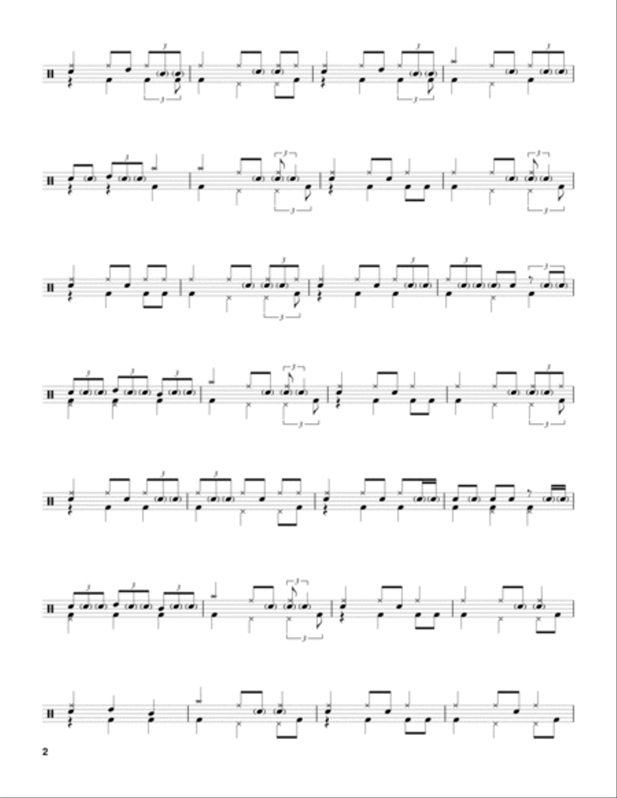 Norwegian Wood (This Bird Has Flown) Drum Set scores gallery preview page 2