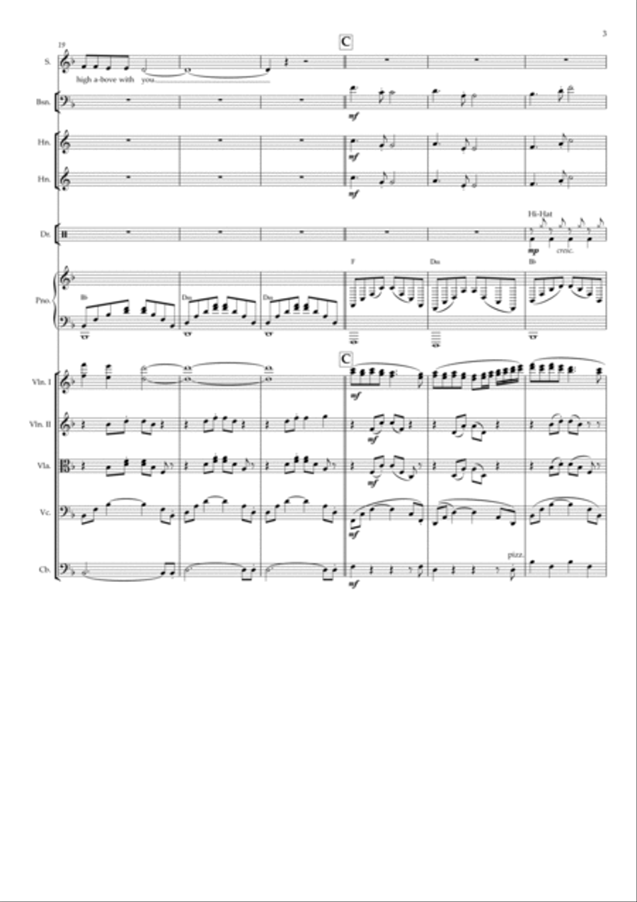 Walking In The Air Walking In The Air Large Ensemble scores gallery preview page 3
