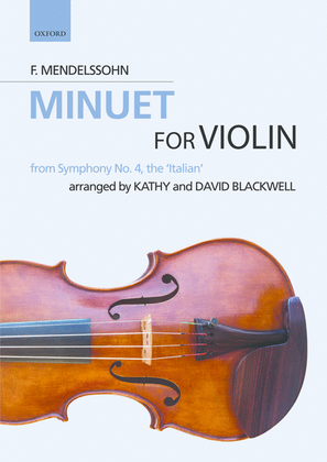 Book cover for Minuet: from Symphony No. 4, the "Italian"