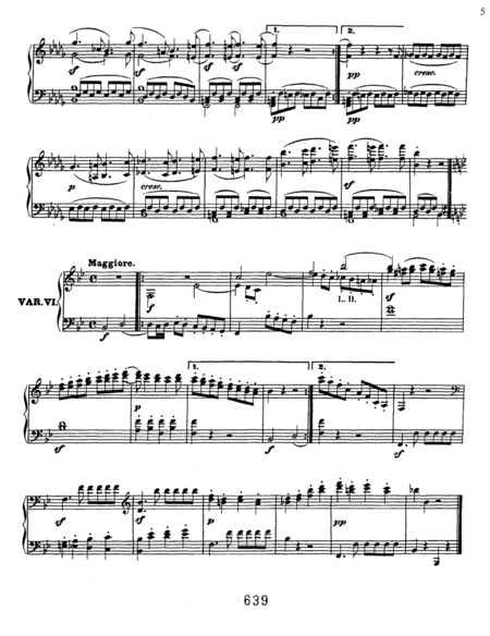 Variations (10) On A Duet By Salieri, Woo 73