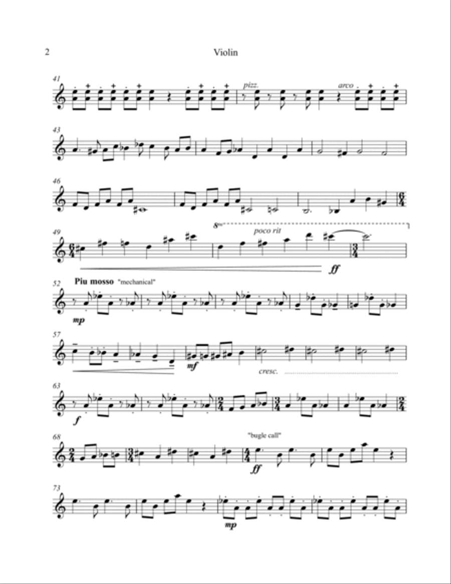 Duet for violin and viola String Duet scores gallery preview page 2