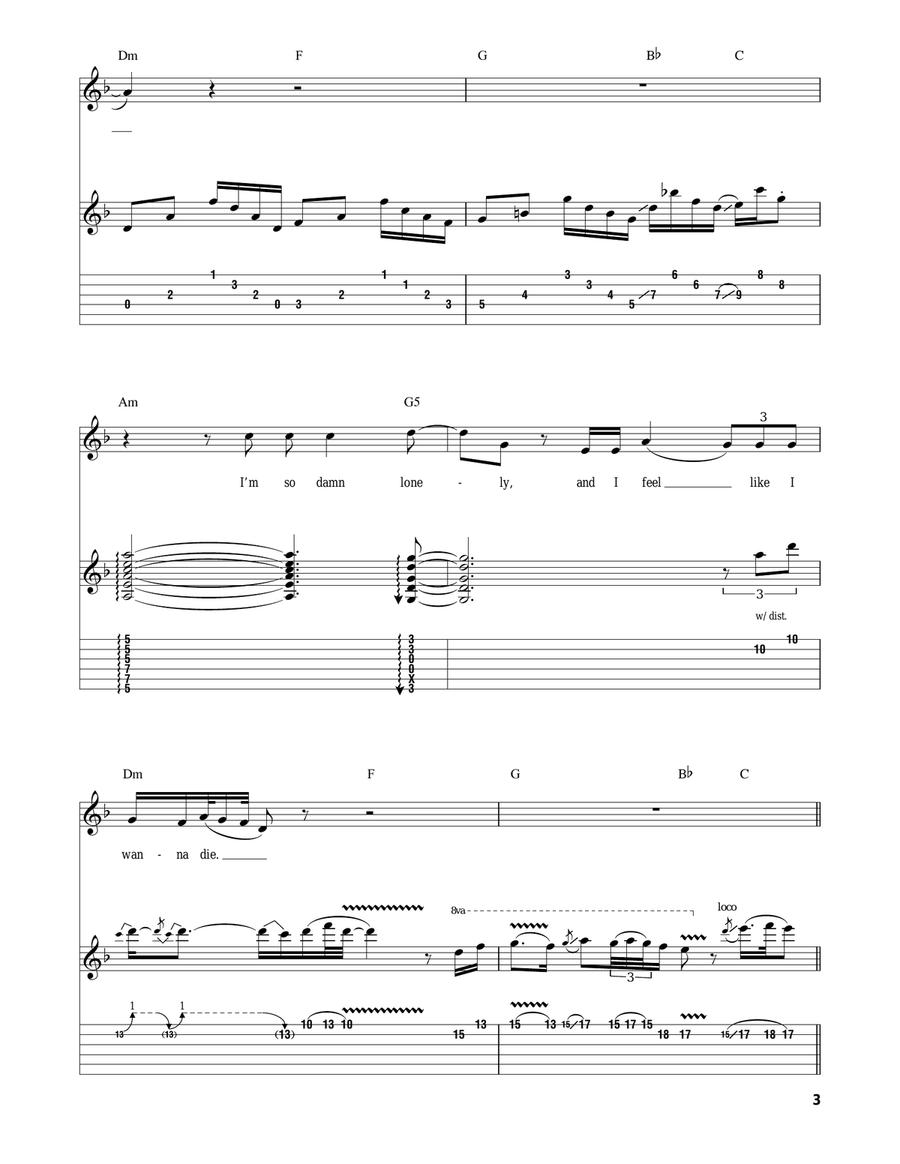 Sloe Gin Sloe Gin Acoustic Guitar scores gallery preview page 3