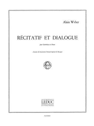 Recitatif Et Dialogue (double Bass & Piano)