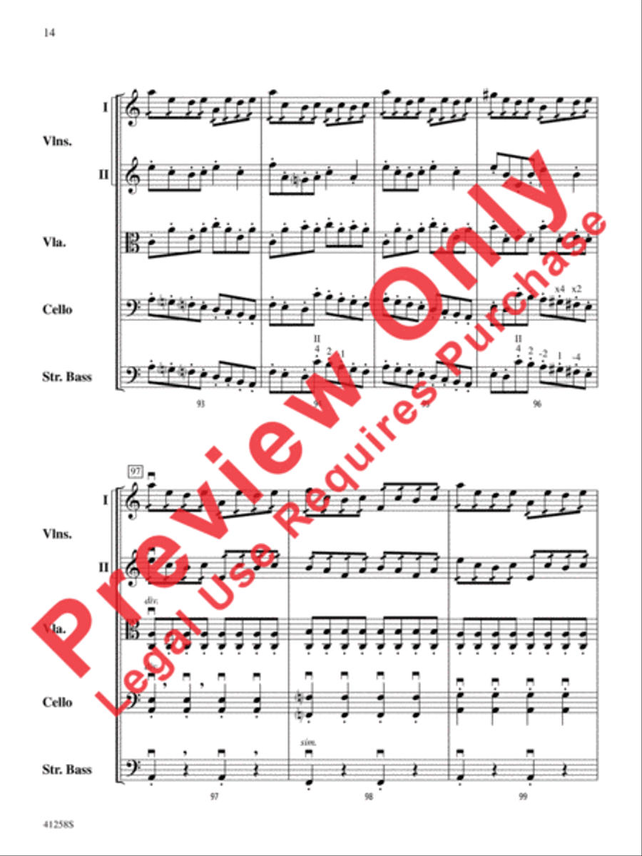 Boreas Boreas String Orchestra scores gallery preview page 15