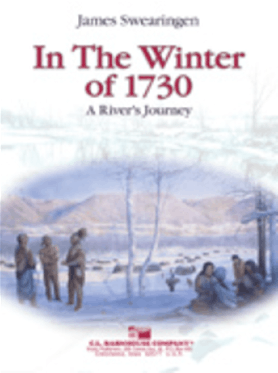 In the Winter of 1730: A River's Journey Concert Band scores gallery preview page 1