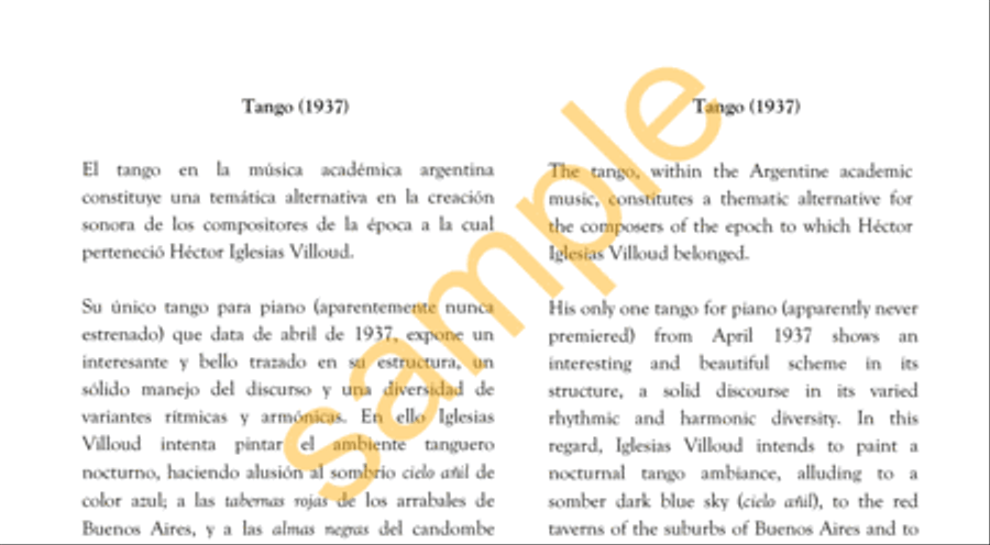 Tango Tango Piano Solo scores gallery preview page 2
