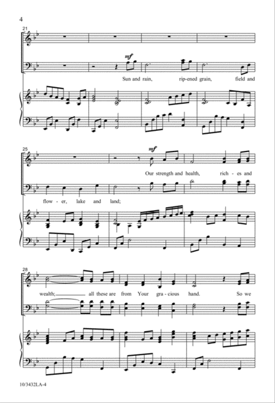 With These Gifts 4-Part scores gallery preview page 3