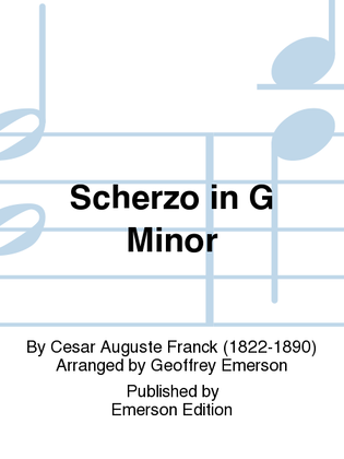 Book cover for Scherzo In G Minor