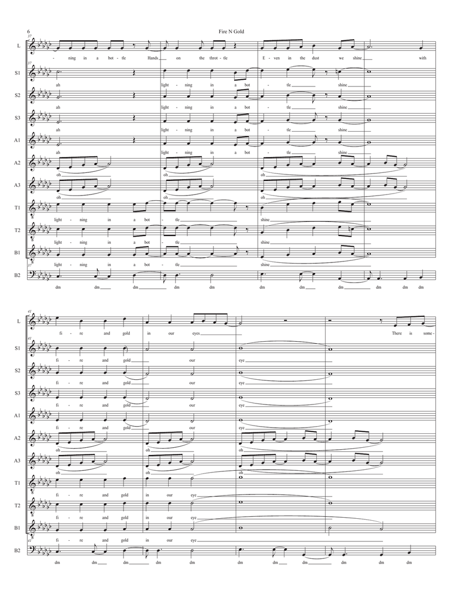 Fire N Gold Divisi scores gallery preview page 6