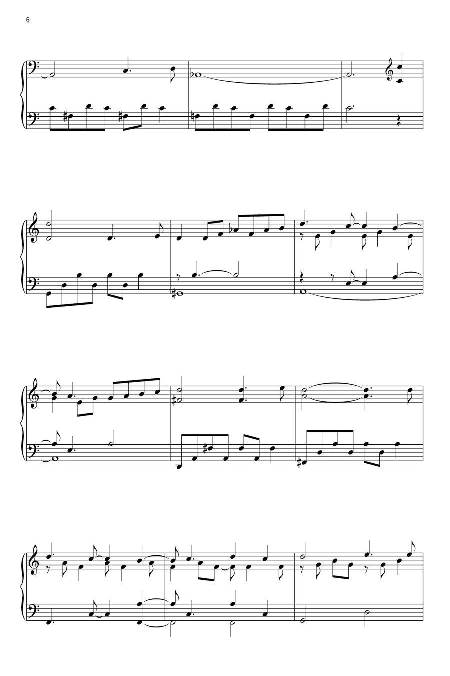 Rain Eight Days A Week Piano Solo scores gallery preview page 6