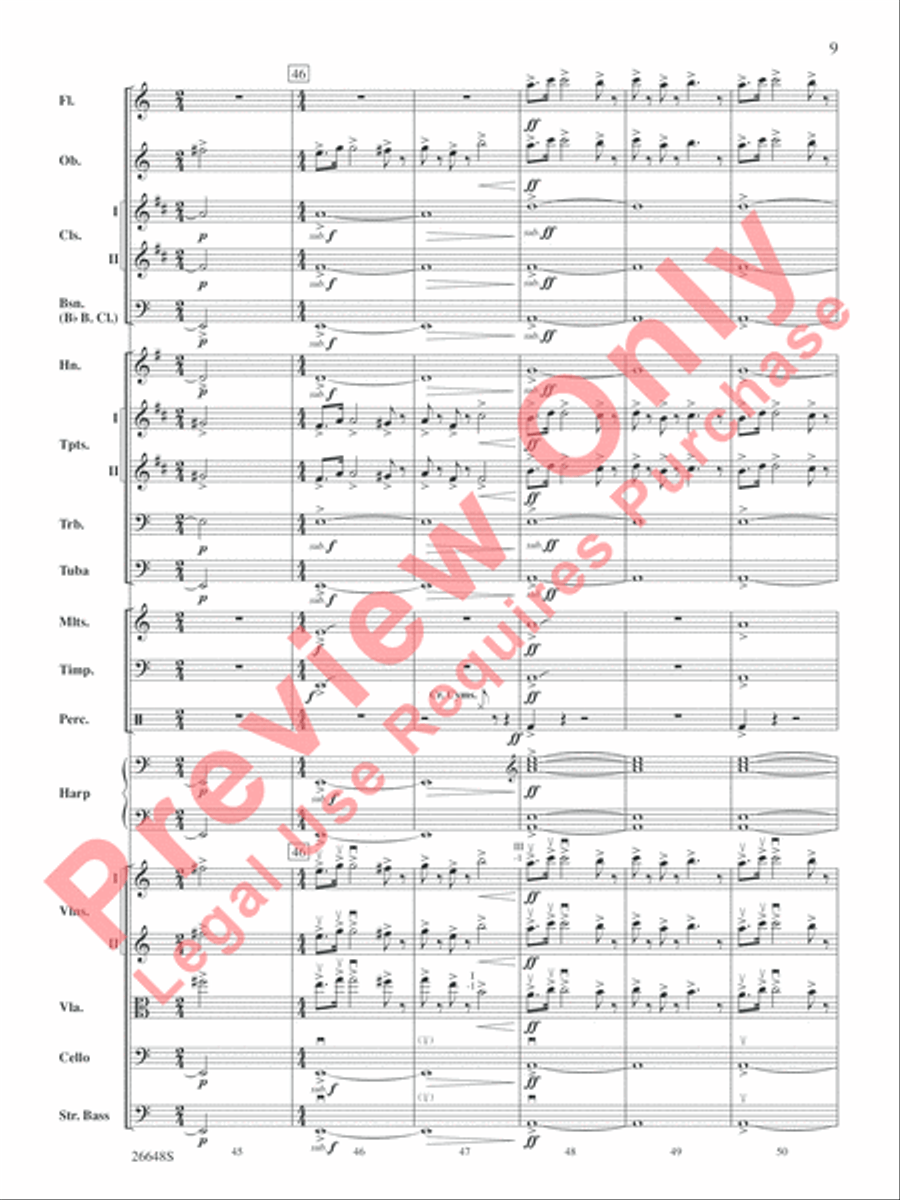 Superman Returns Full Orchestra scores gallery preview page 10