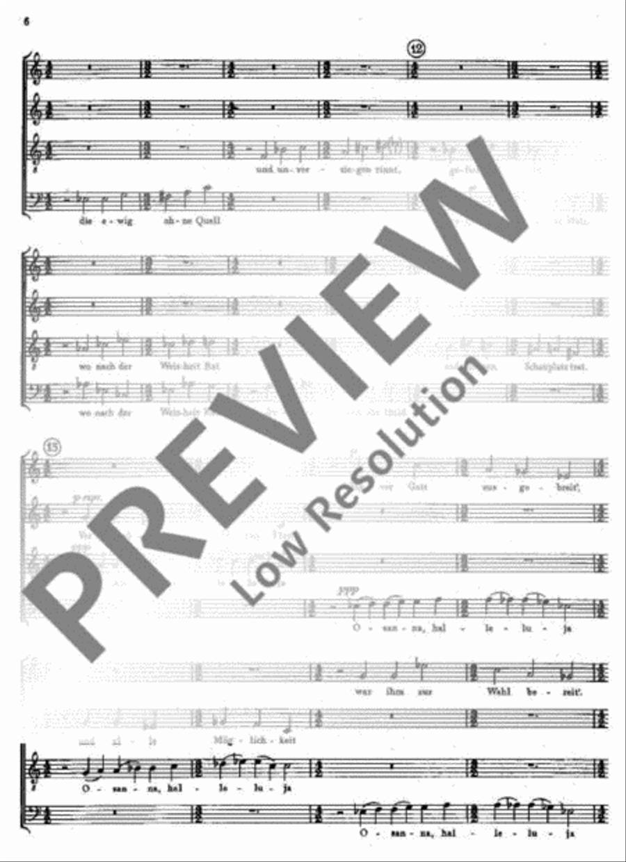 Kantate Nr. 8 4-Part scores gallery preview page 5