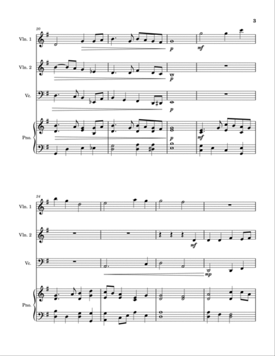 I Know That My Redeemer Lives - Instrumental Cello scores gallery preview page 3
