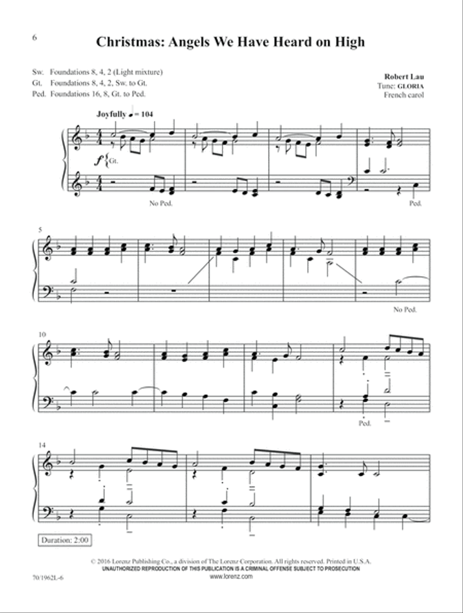 Advent through Easter (Digital Download) Organ scores gallery preview page 6