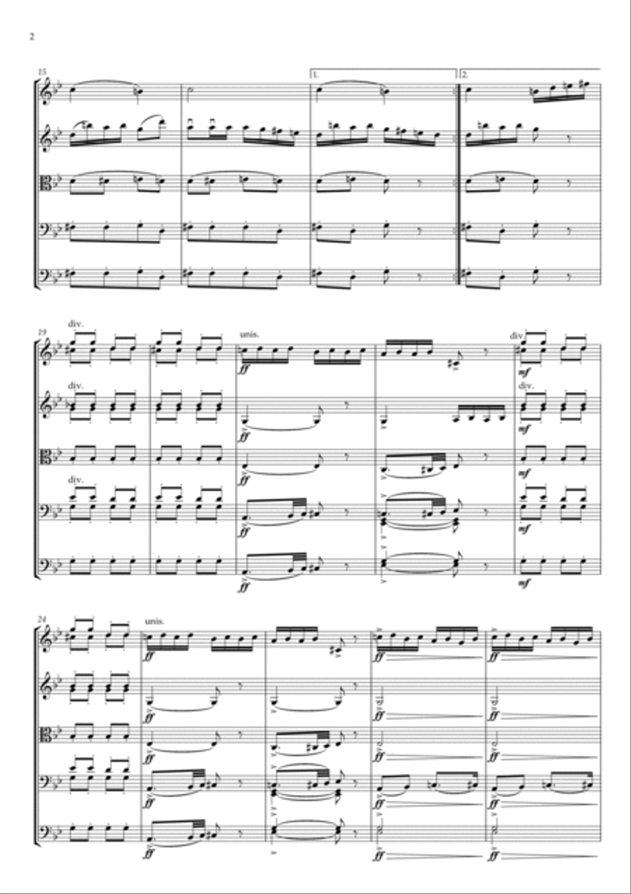 Little Red Riding Hood and the Wolf String Orchestra scores gallery preview page 2