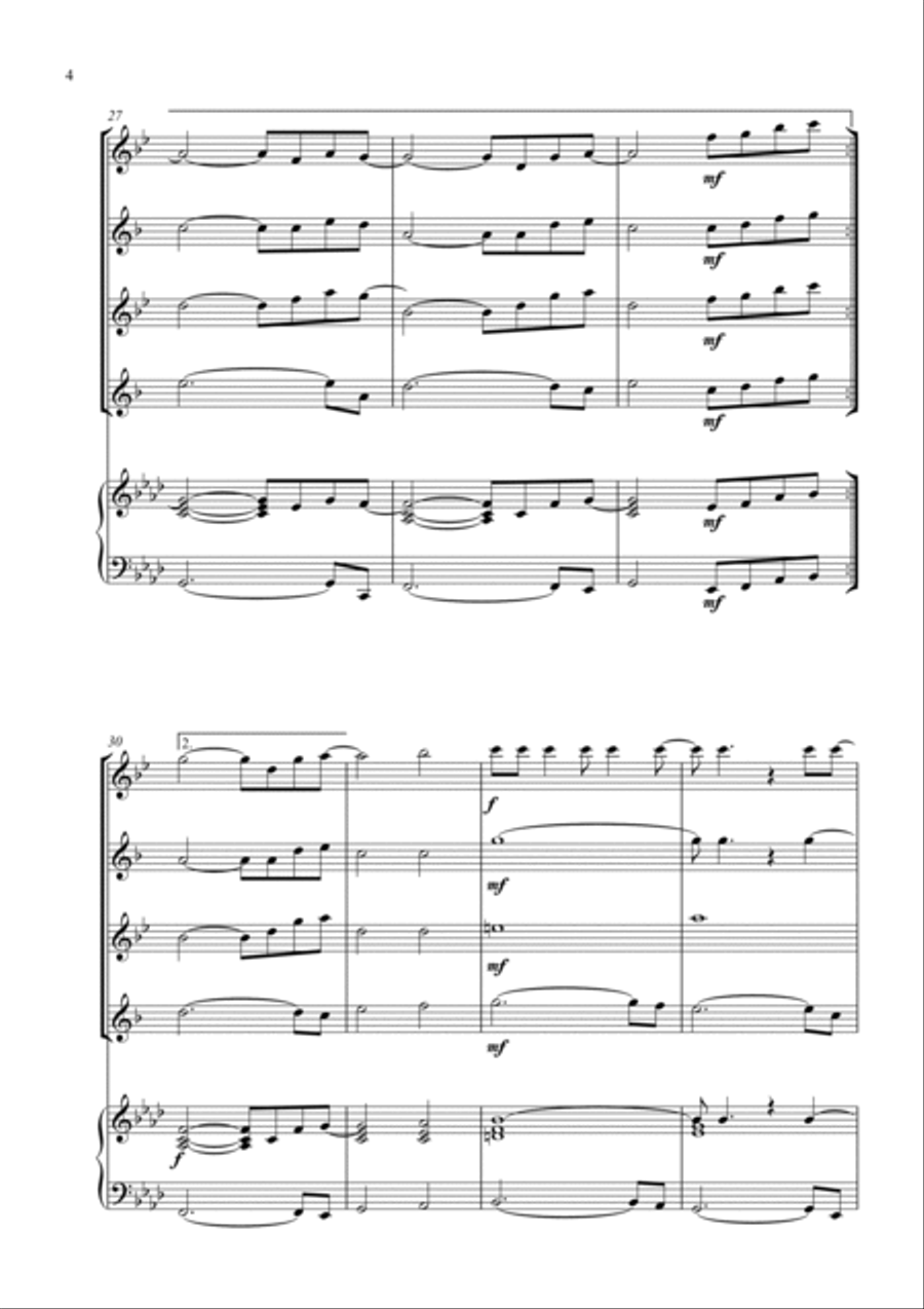 Take My Breath Away (love Theme) Tenor Saxophone scores gallery preview page 4