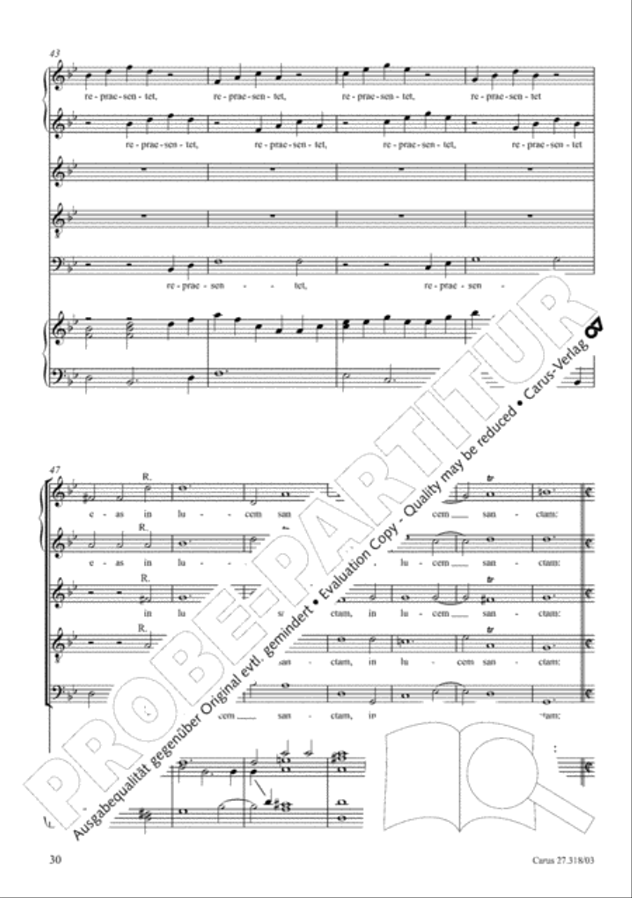 Requiem in F minor SSATB scores gallery preview page 31