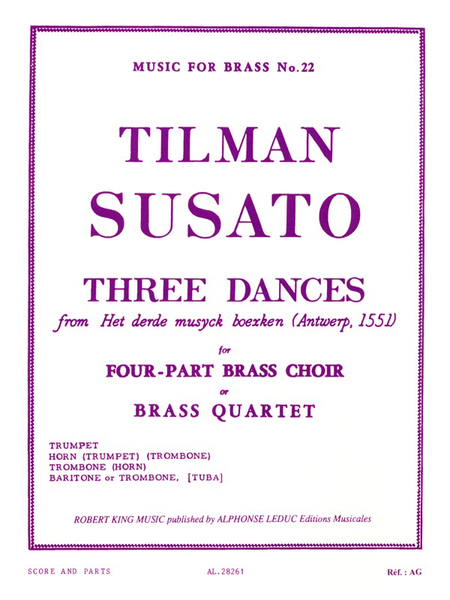 3 Danses - Brass Quartet