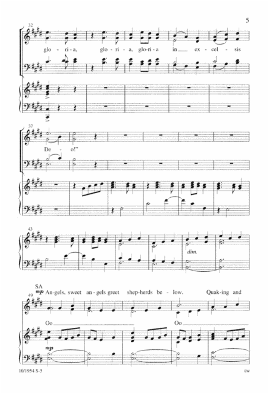 Angels 4-Part scores gallery preview page 5