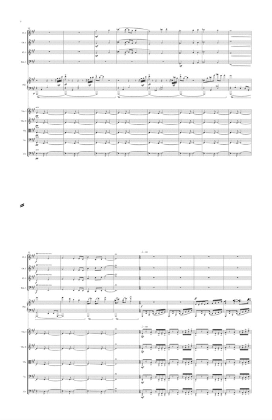 Concerto for Piano and Orchestra (2012-14) Full Orchestra scores gallery preview page 6