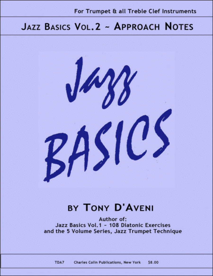 Jazz Basics 2 - Approach Notes Vol. 2