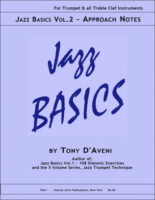 Book cover for Jazz Basics 2 - Approach Notes Vol. 2