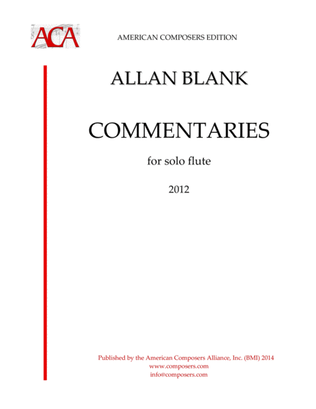 [Blank] Commentaries